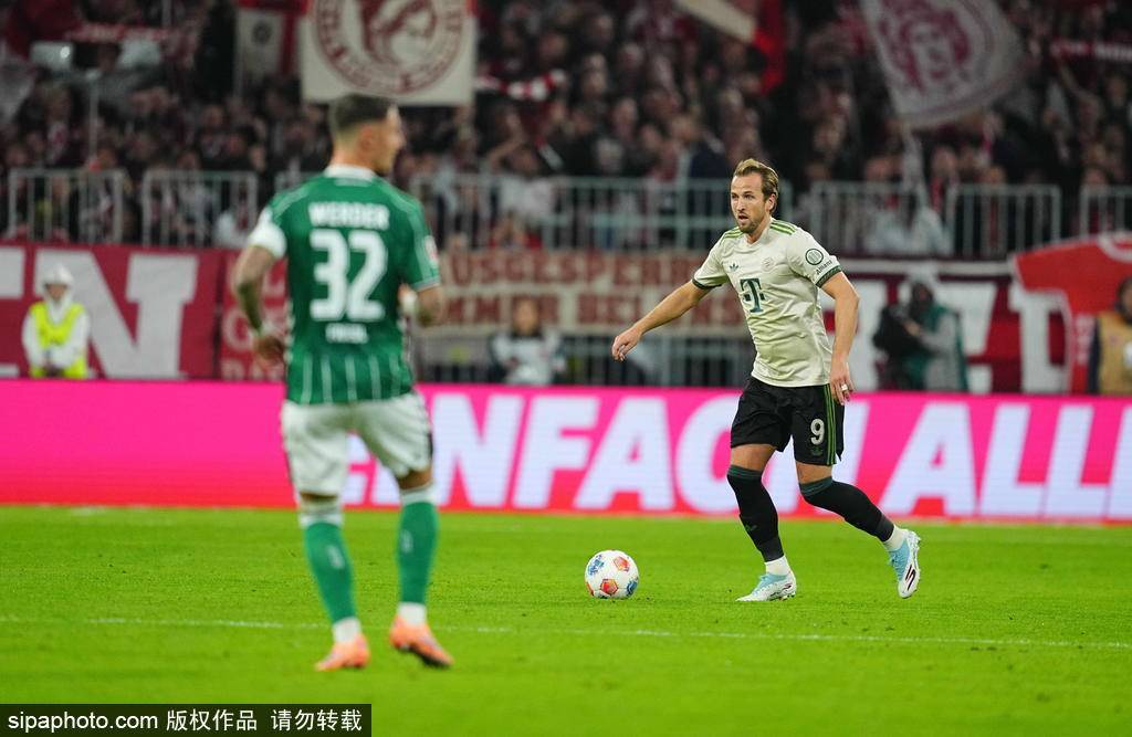 德甲-凯恩双响斩获百球破纪录 塔首球拜仁4-0迎联赛5连胜